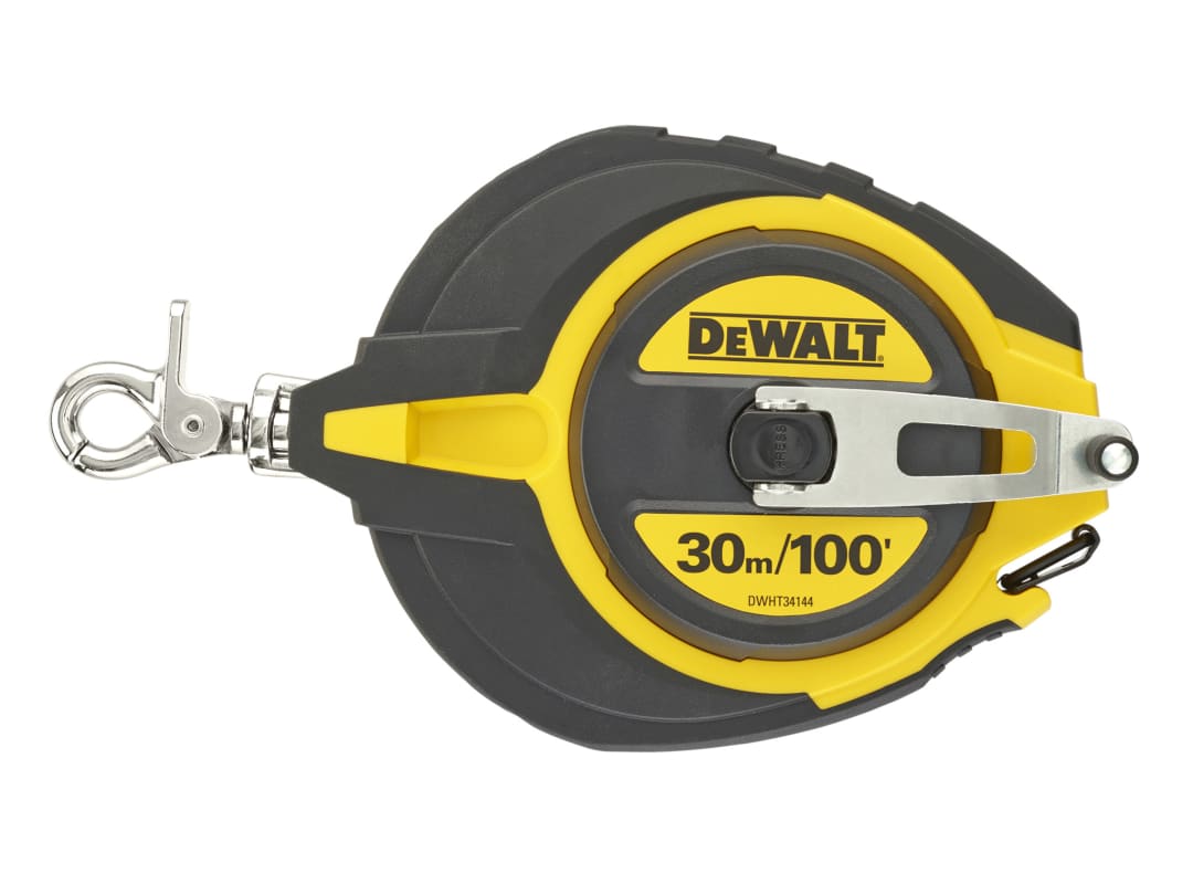 DEWALT Hand Tools Steel Long Tape Measure 30m/100ft (Width 12mm) DWHT0-34144