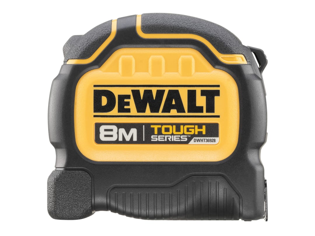 DEWALT Hand Tools TOUGHSERIES™ Tape Measure 8m (Width 32mm) (Metric Only) DWHT36928-0