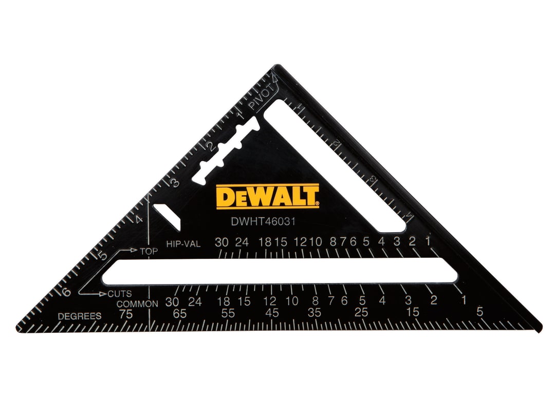 DEWALT Hand Tools Speed Square 175mm (7in) DWHT46031-0