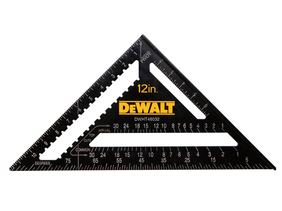 DEWALT Hand Tools Speed Square 300mm (12in) DWHT46032-0