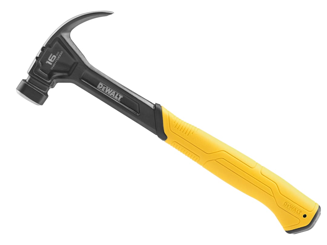 DEWALT Hand Tools Curve Claw Smooth Face Hammer 454g (16oz) DWHT51002-0
