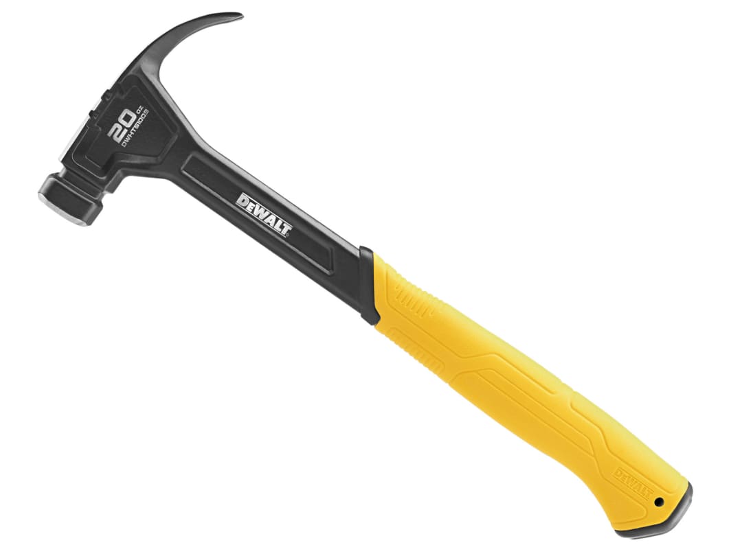 DEWALT Hand Tools Curve Claw Smooth Face Hammer 567g (20oz) DWHT51009-0