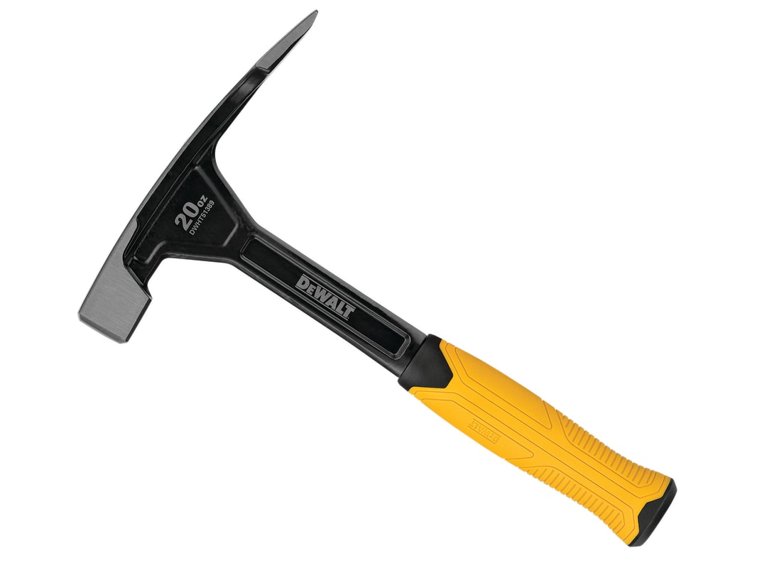 DEWALT Hand Tools Bricklayer Hammer 567g (20oz) DWHT51389-0