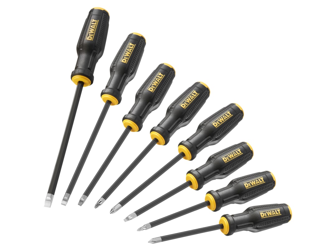 DEWALT Hand Tools TOUGHSERIES™ Demo Screwdriver Set, 8 Piece DWHT65102-0