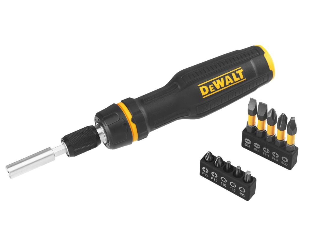 DEWALT Hand Tools MAX FIT® 10-in-1 Telescopic Multi-Bit Ratchet Screwdriver DWHT68001-0