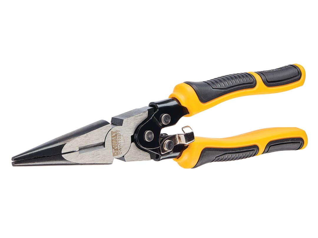 DEWALT Hand Tools Compound Action Long Nose Pliers 190mm DWHT0-70277