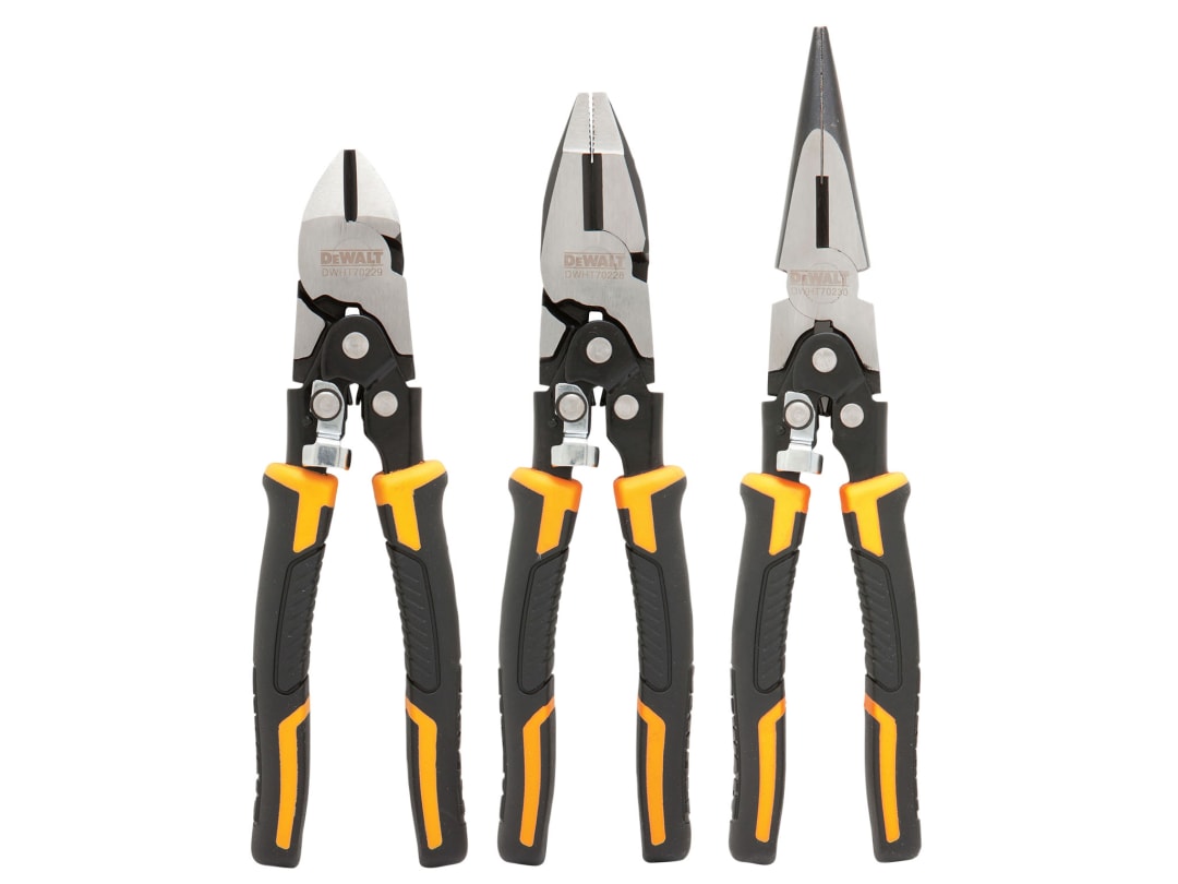 DEWALT Hand Tools Compound Action Pliers Set, 3 Piece DWHT0-70485