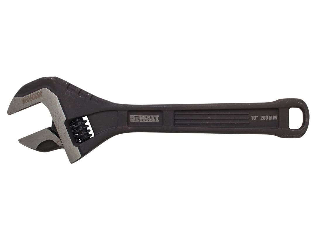 DEWALT Hand Tools All Steel Adjustable Wrench 10in DWHT80268-0