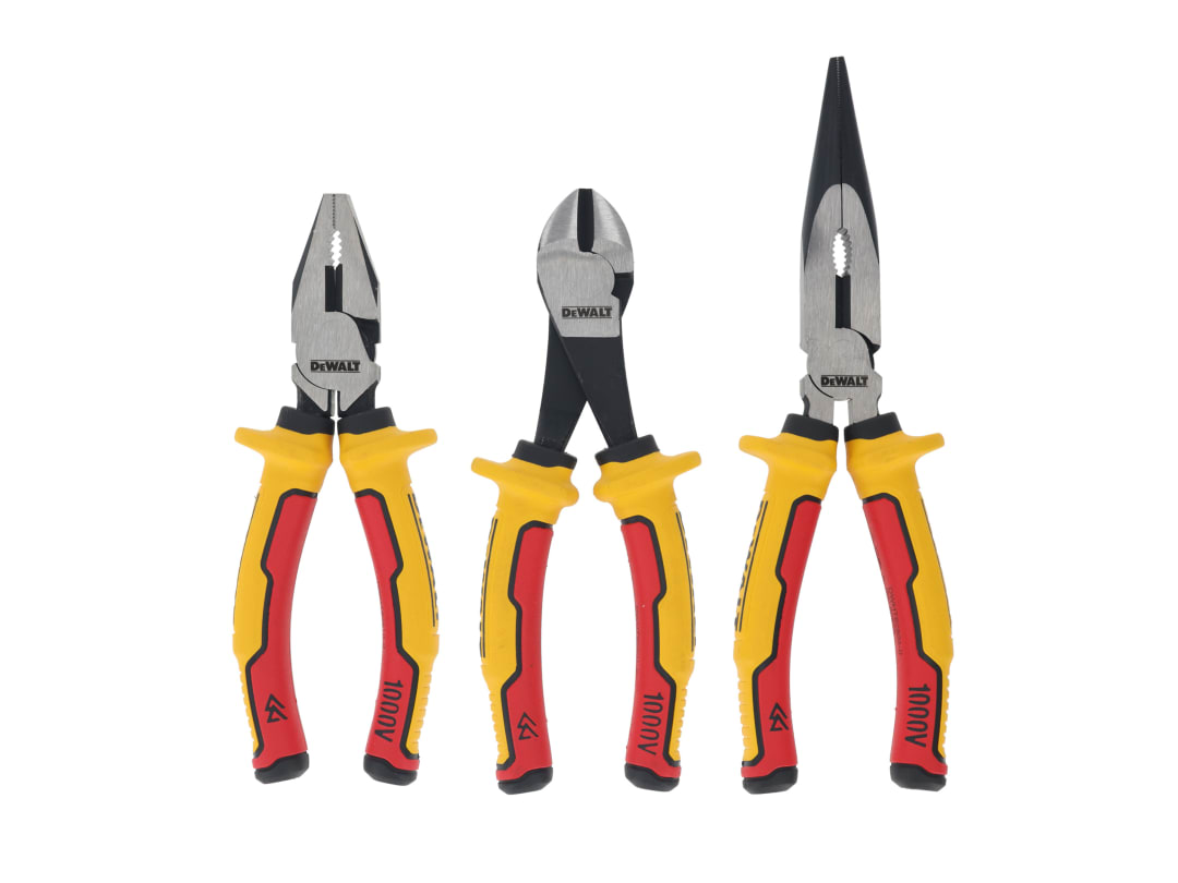 DEWALT Hand Tools VDE Plier Set, 3 Piece DWHT82811-0