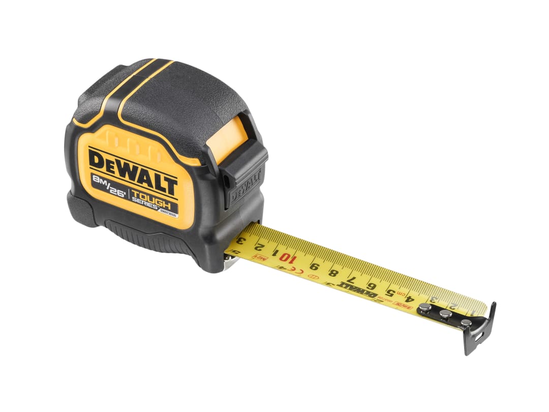 DEWALT Hand Tools TOUGHSERIES™ Tape Measure 8m/26ft (Width 32mm) DWHT36926-5