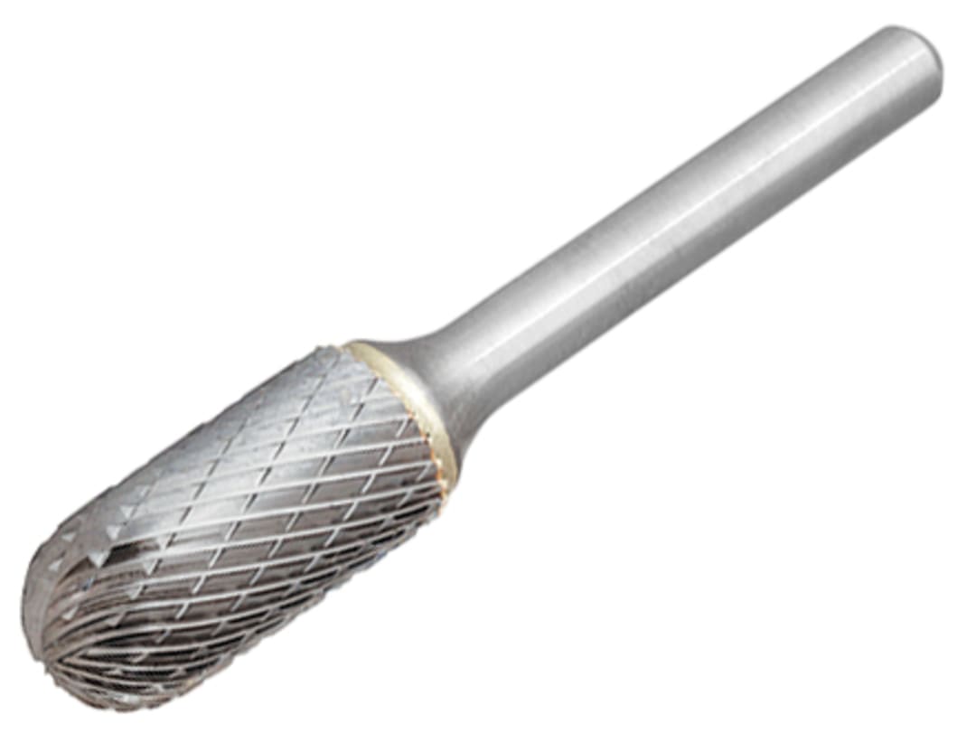 Dormer Solid Carbide Bright Rotary Burr Ball Nosed Cylinder 9.6 x 6mm P8059.6X6.0