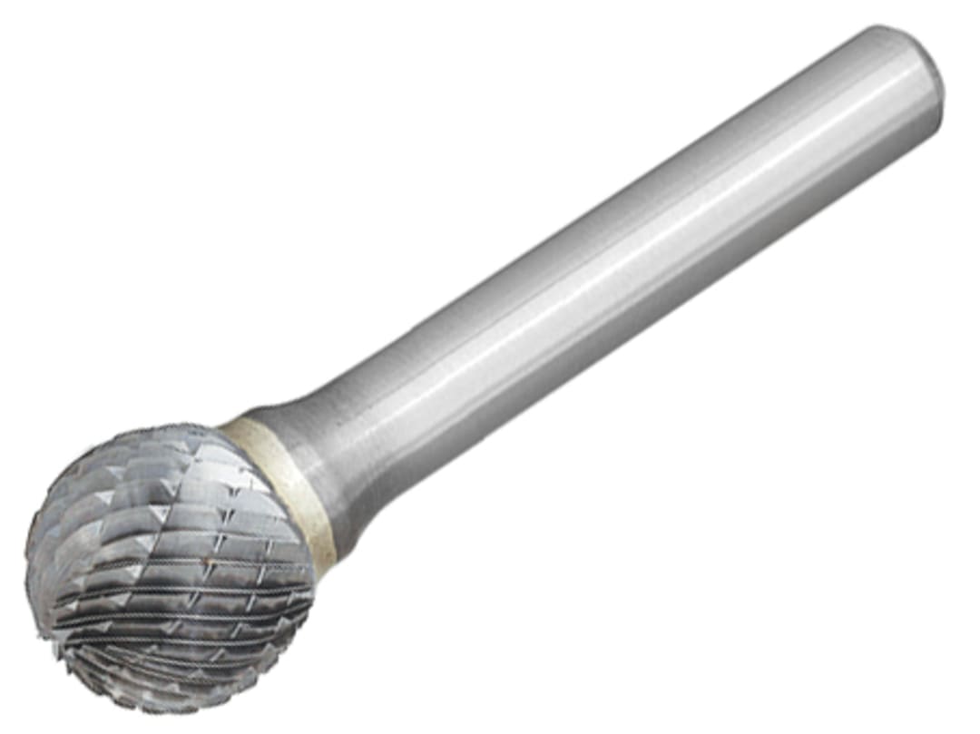 Dormer Solid Carbide Bright Rotary Burr Ball 12.7 x 6mm P80712.7X6.0