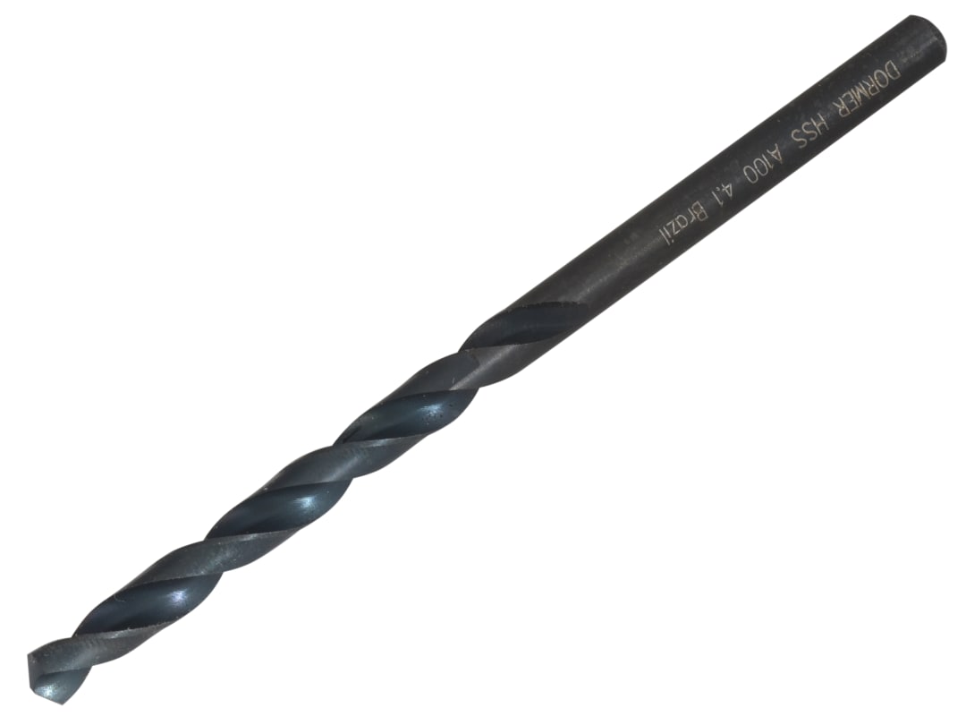 Dormer A100 HSS Jobber Drill Bit 4.10mm OL:75mm WL:43mm A1004.1