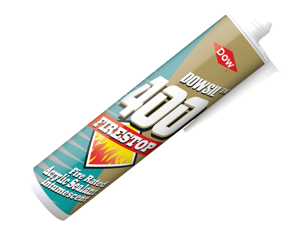 Dowsil Firestop 400 Acrylic Sealant White 380ml 2938863/C06