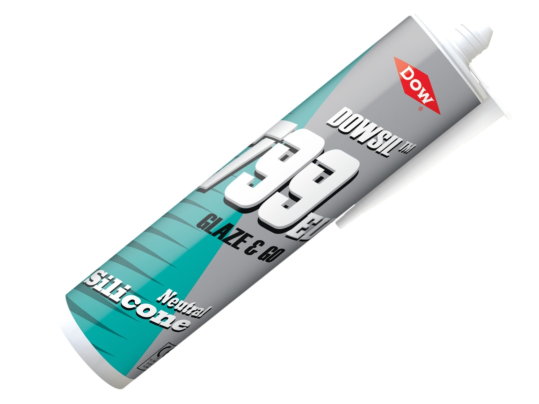 Dowsil 799 Glaze & Go Silicone Sealant Clear 310ml 4068751/C05