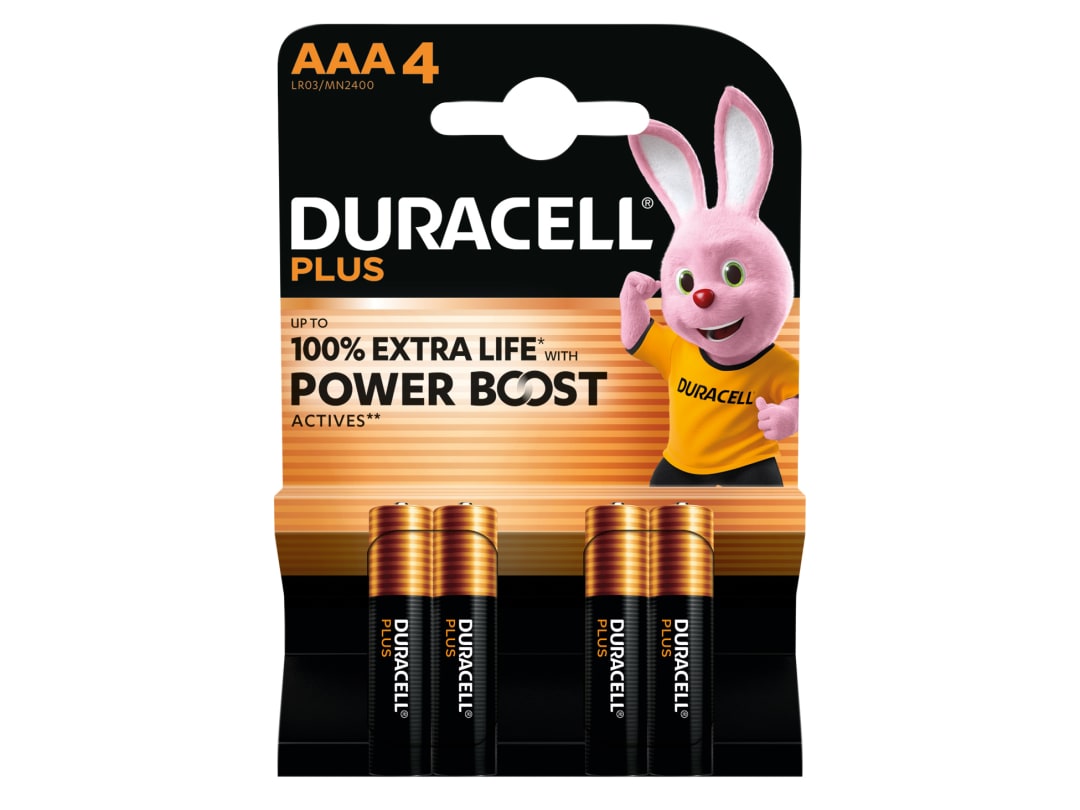Duracell Plus Power + Power Boost AAA x 4 S30947 S30947