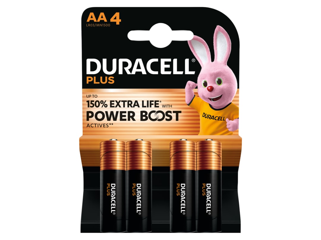 Duracell Plus Power + Power Boost AA x 4 S30943 S30943