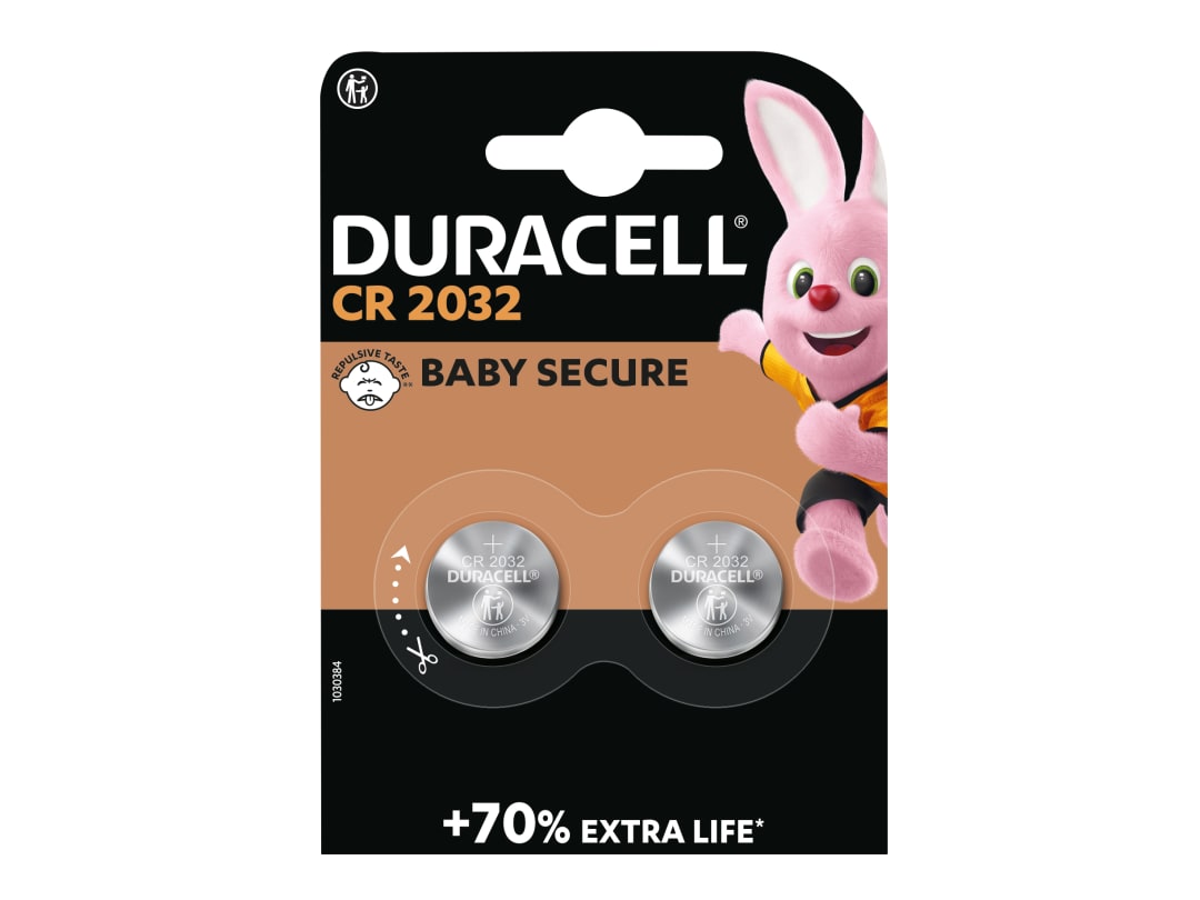 Duracell CR2032 Lithium Coin Battery x 2 S5737 S5737