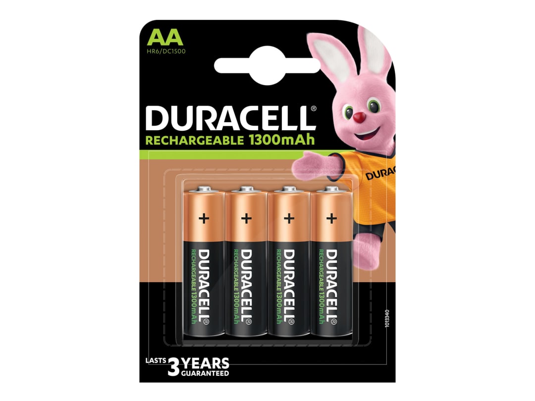 Duracell Rechargeable 1300mAh AA x 4 S6890 S6890