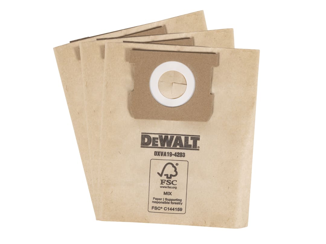 DEWALT Vacuum DXVA19-4203 Dust Bag (3 Pack) DXVA19-4203