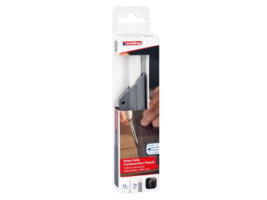 edding 8880 Deep Hole Construction Pencil (Blister Packed) 4-8880-1-1112
