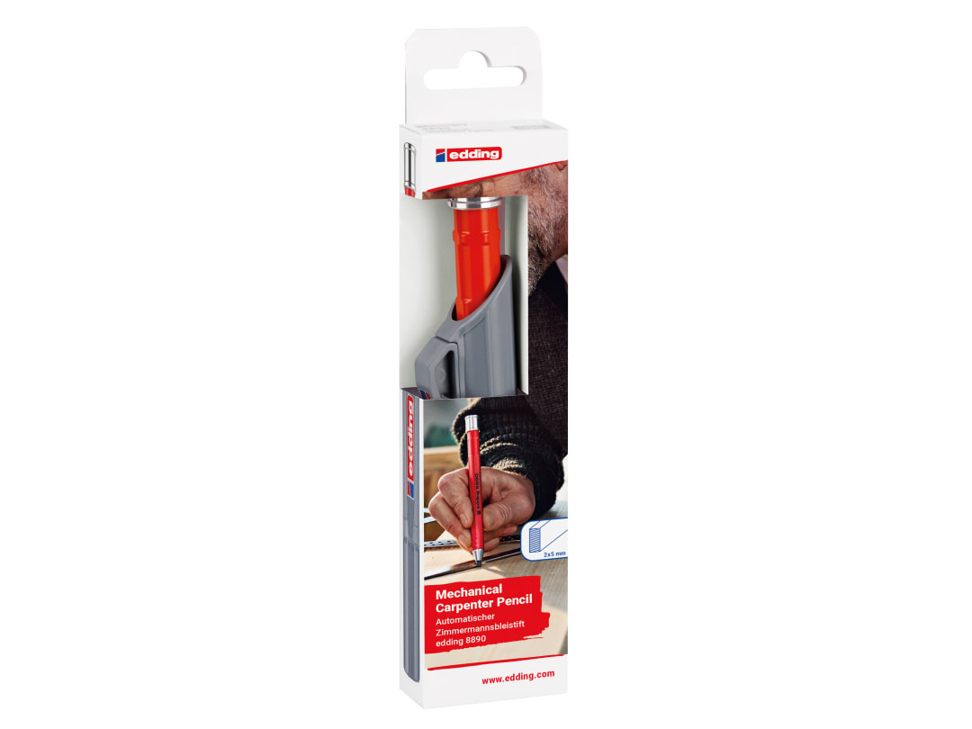 edding 8890 Mechanical Carpenter Pencil (Blister Packed) 4-8890-1-1090