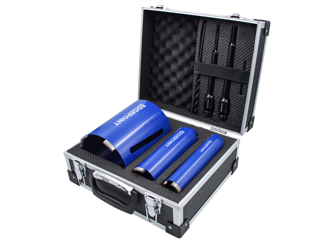 EdgePoint Diamond Dry Core Drill Kit, 7 Piece EDGDCDKIT7