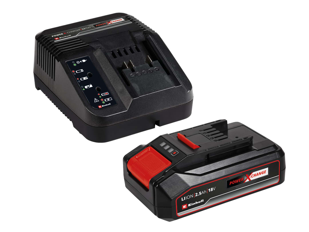 Einhell Power X-Change Battery & Charger Starter Kit 18V 1 x 2.5Ah Li-ion 4512097